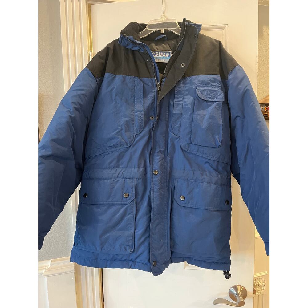 Ice Man Snow Goose Down Jacket Men Medium Travel Cold Weather Ski Snowboarding